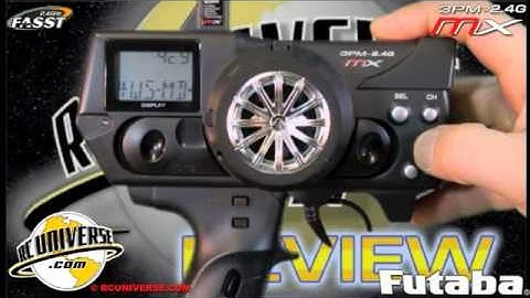 Futuba 3PM 2.4GHz MX surface transmitter and R603FF receiver- Setting it up