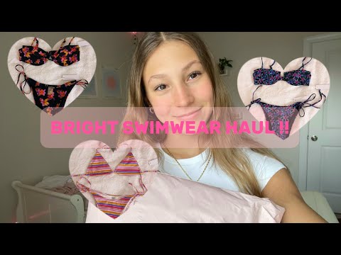 BRIGHT SWIMWEAR summer swimsuit haul 💛