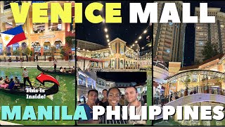 😲VENICE IN MANILA? 🇵🇭 INSANE Venice Grand Canal Mall Manila Philippines Tour