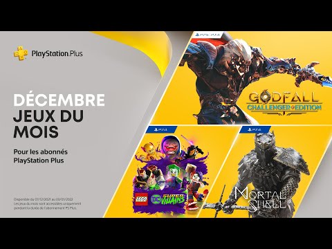 PlayStation Plus | Décembre 2021 | 6 jeux : Godfall: Challenger Edition, LEGO DC, Mortal Shell, etc.