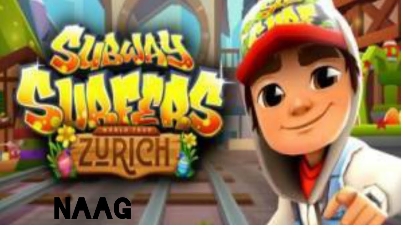 JOGUEI O SUBWAY SURFERS DO NAAG - YouTube