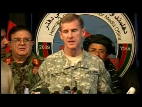 General Stanley McChrystal, US and NATO commander ...