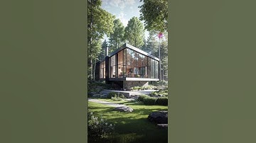Architecture Visualization AIE 3:Studio in the woods #shorts #architecture #ai
