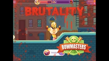 Bowmasters ALL CHARACTER FATALITIES! Part 1 walkthrough gameplay