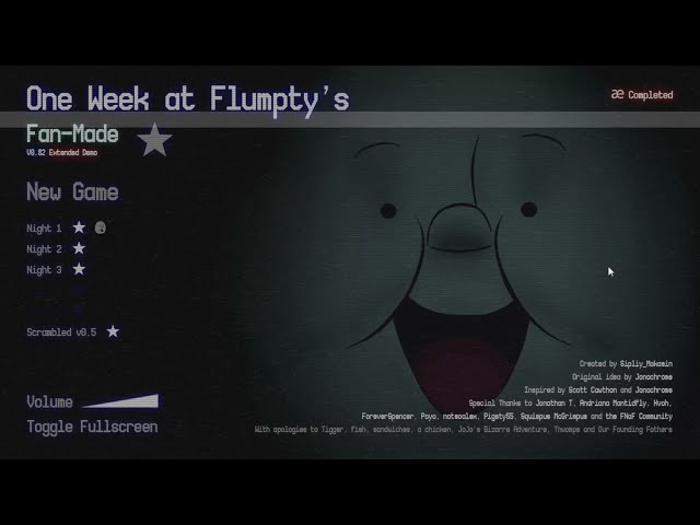 WE FOUND A SECRET IN THIS FLUMPTY GAME - One Week At Flumpty's