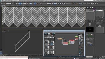 QUICK TIP: Creating a chevron style parquet floor with RailClone in 3ds Max (intermediate)