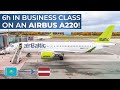 TRIPREPORT | airBaltic (BUSINESS CLASS) | Airbus A220-300 | Almaty - Riga