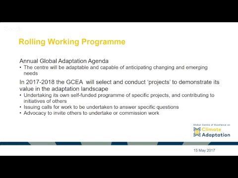 UNFCCC: Global Centre of Excellence on Adaptation