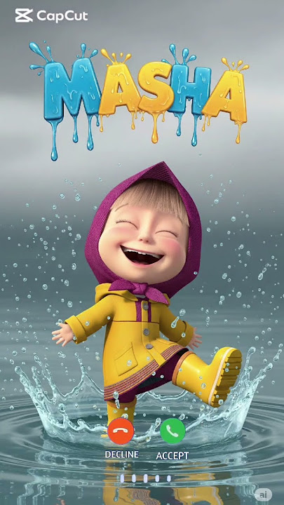 Masha's catchy ringtone 🎶 #masha #funny #calling #shorts #trending #iphoneringtone #cartoon