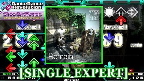 【DDR 2014】 Remain / ZERO+ZIBA [SINGLE EXPERT] 譜面確認+Clap
