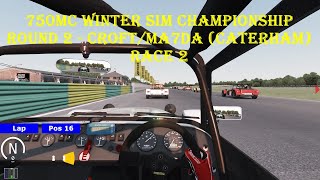 750MC Winter Sim Championship Round 2 Croft - Race 2