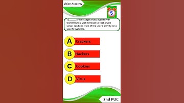 2nd puc computer science mcq questions part 42 #shorts