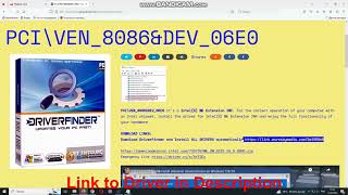 PCI\VEN_8086&DEV_06E0 Drivers // Intel(R) ME Extension INF driver download and install manual