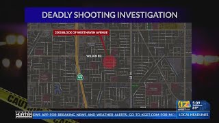 Deadly shooting kills 1 on Westhaven Avenue