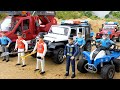 경찰차와 소방차가 힘을 합쳐 장난꾸러기 마법의 손으로 맞서 싸운다 | 자동차 장난감 | 아이들을 위한 비디오 | BIBO와 장난감