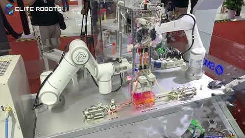 Elite Robots filling demo on World Robot Conference 2022