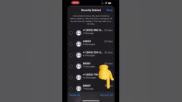 How to recover deleted messages on iphone (ios16) #tutorial