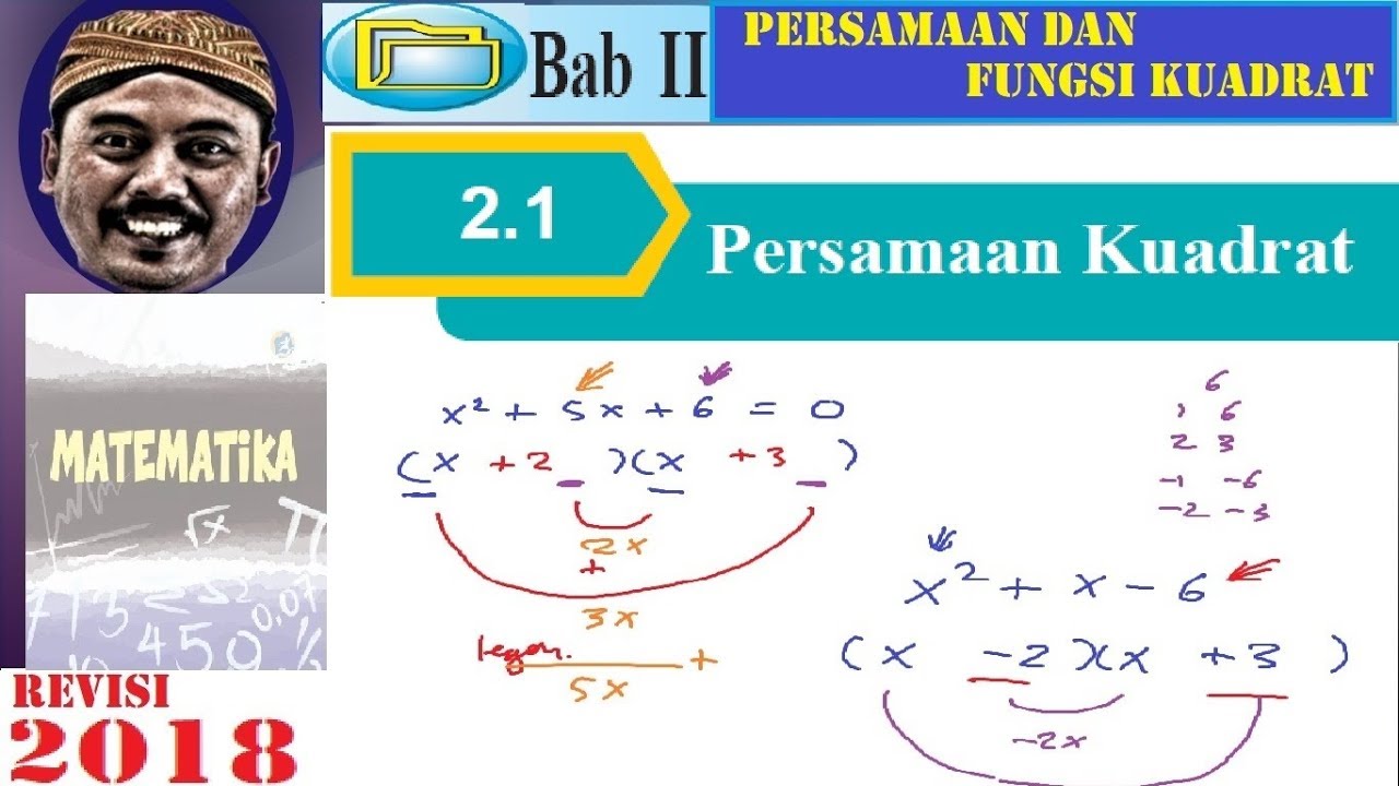 Persamaan Dan Fungsi Kuadrat Smp Kelas 9 Buku Bse Revisi 2018