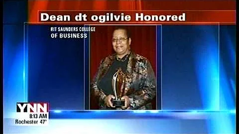 RIT on TV: dt ogilvie inducted into PhD Project Hall of Fame