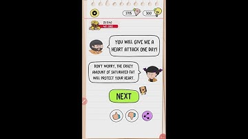 Brain test 4 level 414 walkthrough solution