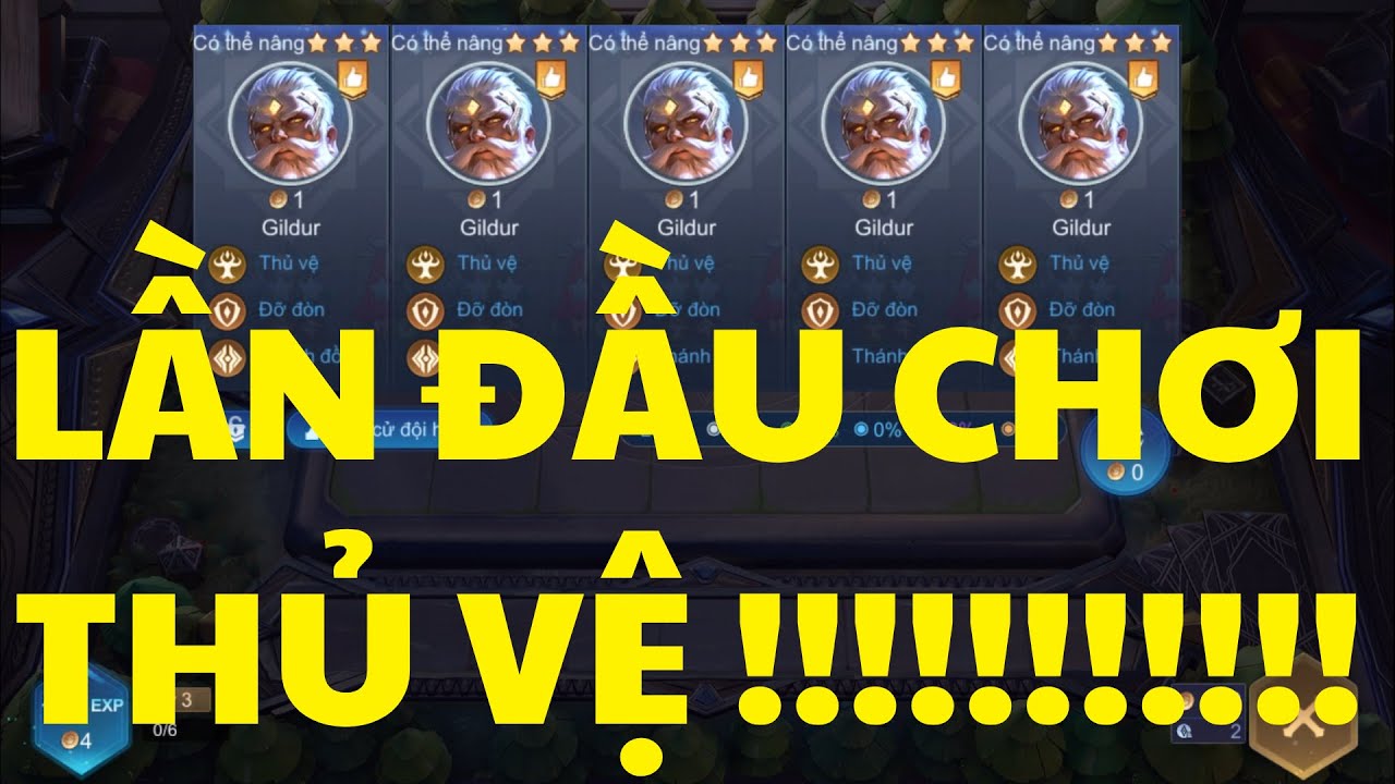 LẦN ĐẦU CHƠI THỬ ĐỘI HÌNH THỦ VỆ SẼ NHƯ NÀO ??? | CỜ LIÊN QUÂN SIZ