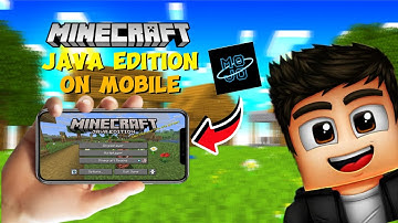 I Play Minecraft Java Edition But On Mobile ! 🔥😰