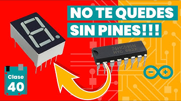 💡 Display 7 Segmentos Arduino 74HC595 (Shift Register)【 2021 】 - Capítulo #40🔋