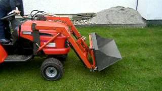 Rasentraktor Eigenbau Hydraulik Frontlader Homemade Lawn Mower Front End Loader