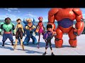 Big hero 6 final fight part 1 hiro hamada baymax vs Callaghan microbots 1080p