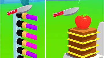 Slice it All Gameplay! Satisfying and Relaxing ASMR Slicing Video