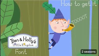 How to get the Ben & Holly Font in CapCut screenshot 4