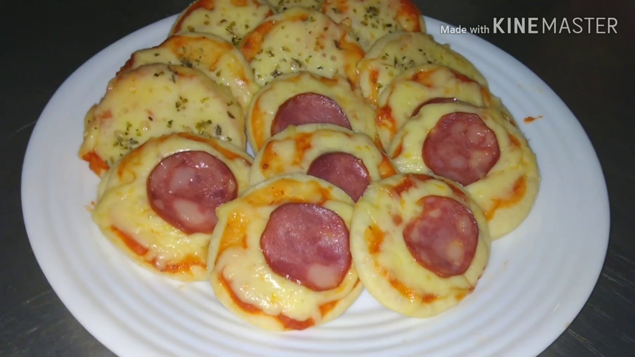 Como fazer mini disco de pizza para festa e como congelar YouTube
