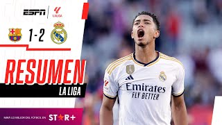 Thumbnail for ¡DOBLETE AGÓNICO DE BELLINGHAM Y REMONTADA REAL EN EL CLÁSICO! | Barcelona 1-2 R. Madrid | RESUMEN