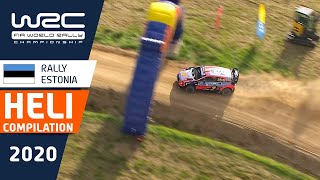 WRC - Rally Estonia 2020: Heli footage compilation