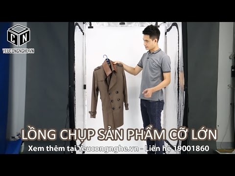 Video Lồng chụp sản phẩm cỡ lớn, chụp người mẫu, quần áo 2m... - youtube