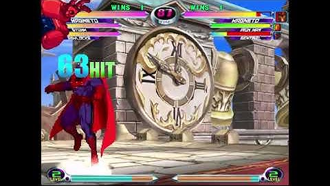 MvC2: Romneto - Magneto Double Snap Deja-Vu (+ NJ Infinite Assist Kill)