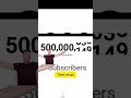 "500 million subscribers more than the population of USA + Canada. He did the IMPOSSIBLE #mrbeast