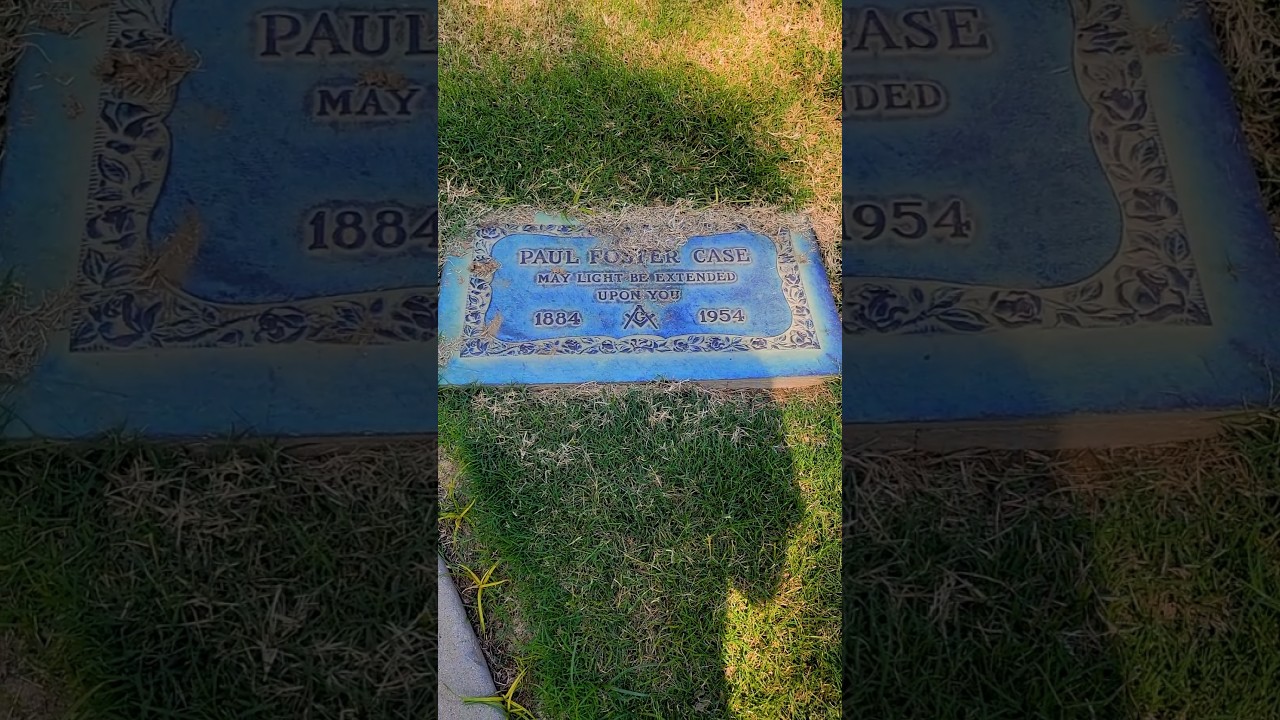 Guarda The Grave of Paul Foster Case: Author & Occultist su YouTube Guarda The Grave of Paul Foster Case: Author & Occultist su YouTube