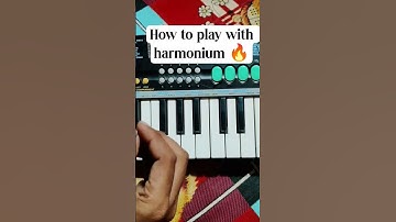 how to play with harmonium 🔥 #pianoclassicalmusic #howtoplayharmonium #harmoniumcover #classicalmu