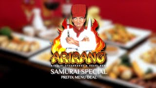 🍣 Unleash the Samurai Spirit! Dive Into Our $25 Feast 🍶 | Arirang's Exclusive Pre-fix Menu