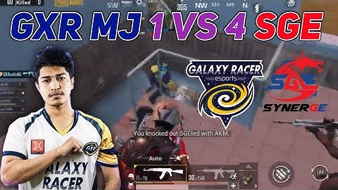 GXR Mj 1 Vs 4 SGE ( Synerge ) | Gxr Vs Synerge #pubg #short