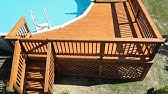 How To Build A 12x12 Two Level Pool Deck With Trex Part 2 Youtube