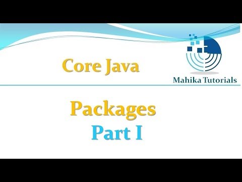 Core Java 60 - Packages- Part I