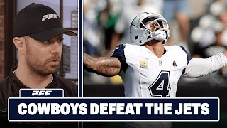 Dallas Cowboys Vs. New York Jets Review Pff Grade Release Show