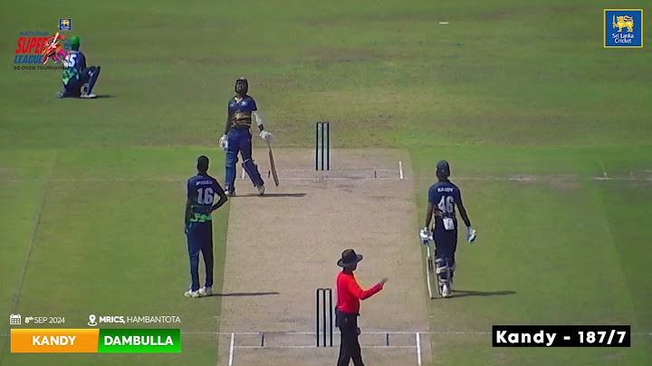 Match 8 Highlights - Dambulla vs Kandy | NSL 50 Over Tournament 2024