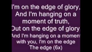 Lady Gaga - Im on the Edge of Glory (Lyrics)