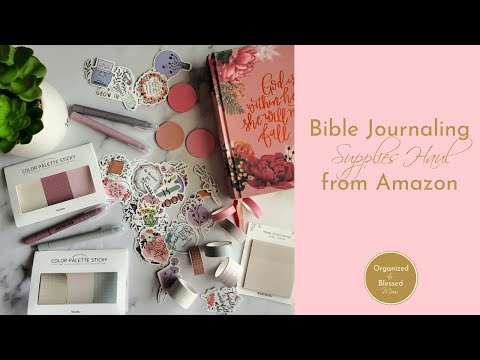 Bible Journaling Supplies Haul from  