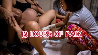 Real Labor in 9 Hours – No Filter | Natural Birth