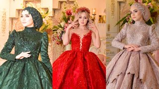 The most amazing 2022 engagement dresses for veiled women 💕 Engagement dresses screenshot 5