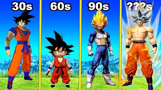 GOKU SHAPESHIFT Every 60 SECONDS! in GTA 5